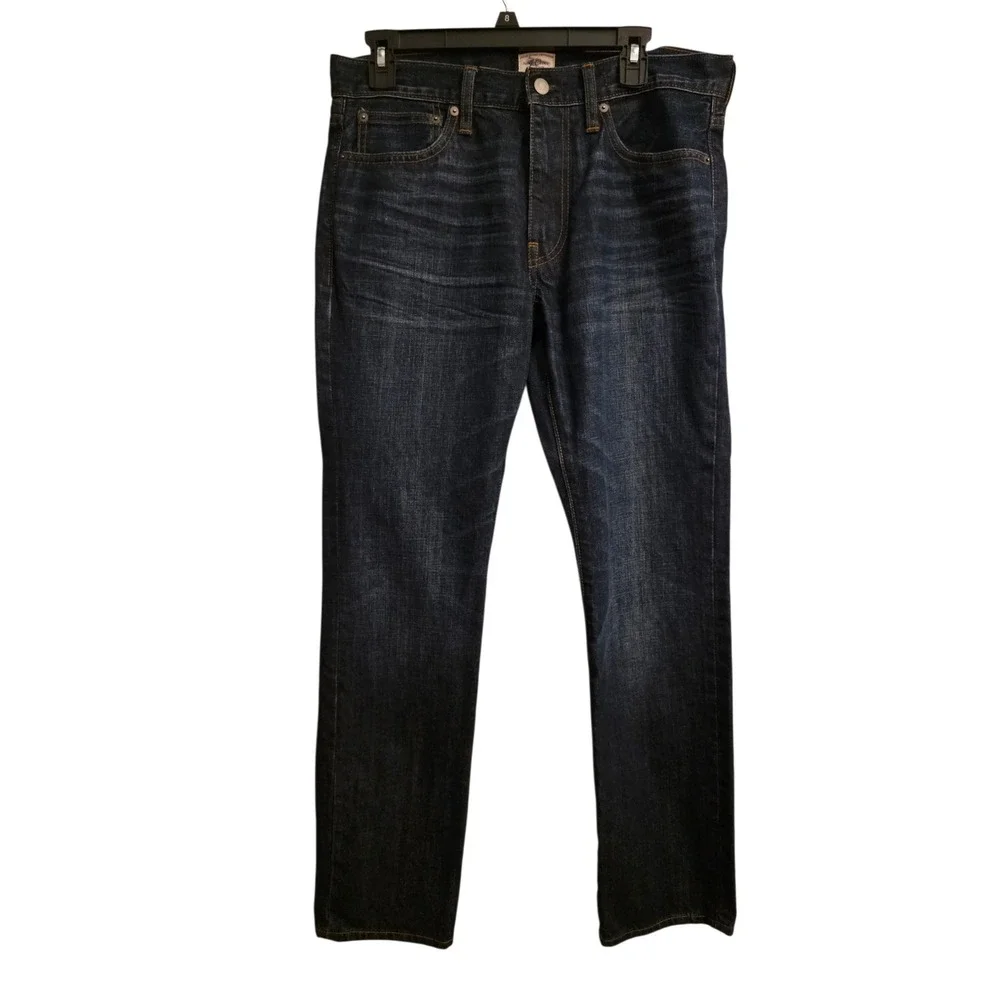 J Crew 770 Straight Dark Wash‎ Mens Jeans Size 31x30